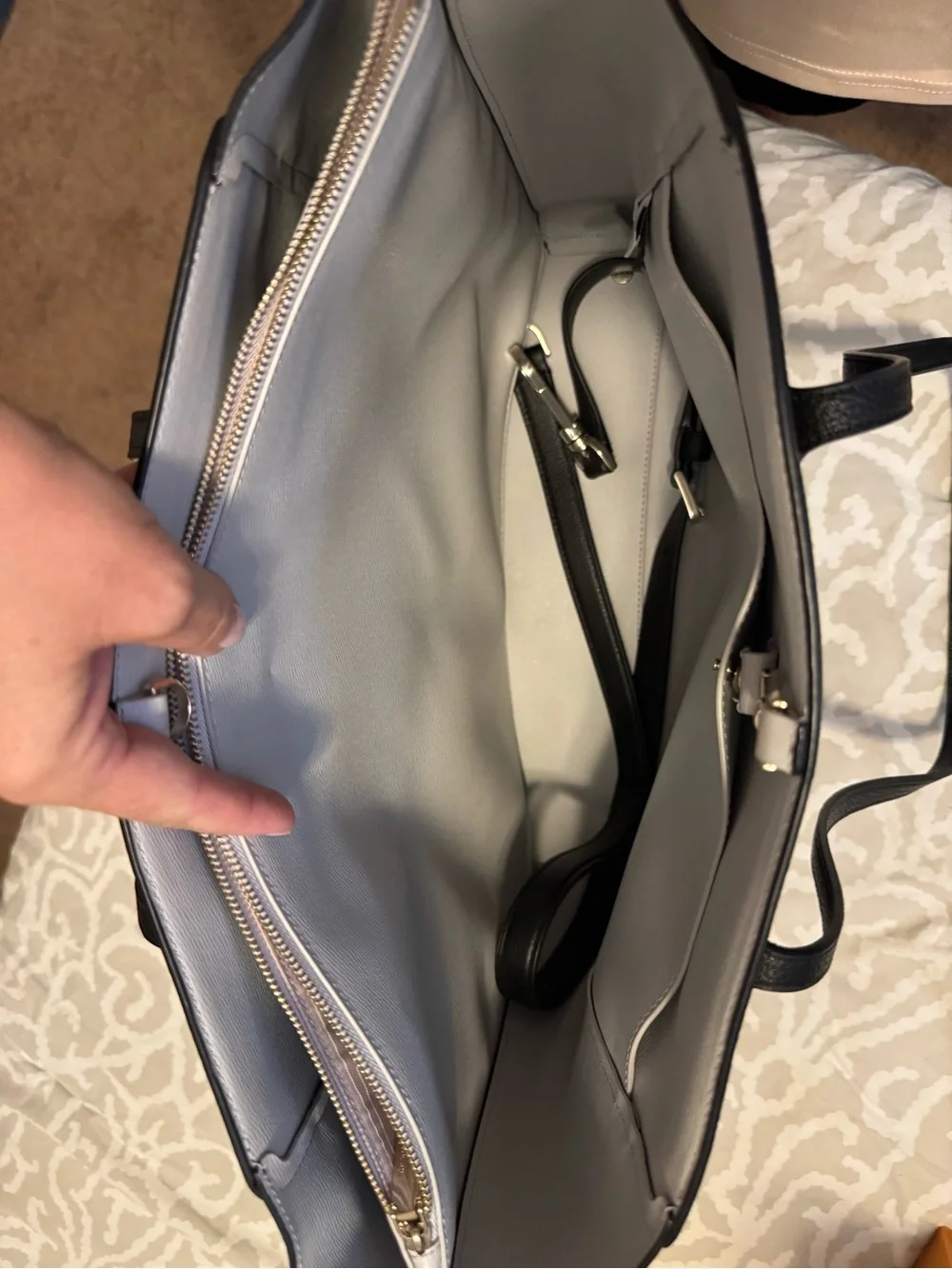 kate spade subtle leather